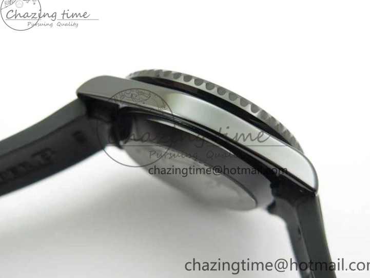 5GF Black Black Best SA3135 Cream Ceramic Dial Submariner on 40mm Strap Rubber Edition 1224